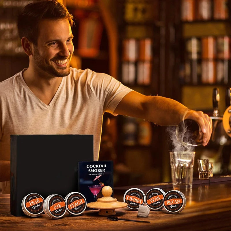 Whiskey rökset med 4 smaker - Ta whiskeyn till nästa nivå!